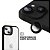 Kit Capa Gravity Preta e Pelicula Nano Vidro para iPhone 15 Plus - Gshield - Imagem 5
