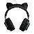 Fone Headset Bluetooth Cat Ear - Extra Bass - Preto - Verde - Imagem 3