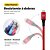 Cabo Tech Proof Vermelho Micro USB V8 (1,2m) - Gshield - Imagem 2