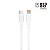 Kit Carregador Turbo Gan Ultra Slim Tipo C + USB-A 20W + Cabo Dinamic - Branco - Gshield - Imagem 6