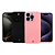 Capa para iPhone - Silicon Premium - Preta / Rosa - Gshield - Imagem 1
