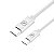 Cabo Symetric - Branco - Tipo C / Tipo C - 1,5M - Gshield - Imagem 1