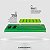 Kit Capa Silicon Veloz para Samsung Galaxy A16 5G +  Ventosa - Verde - Gshield - Imagem 4