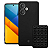 Kit Capa Silicon Veloz para  Poco M6 4G +  Ventosa - Preta - Gshield - Imagem 1