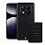 Kit Capa Silicon Veloz para  Xiaomi Redmi Note 14 Pro 5G +  Ventosa - Preta - Gshield - Imagem 1