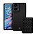 Kit Capa Silicon Veloz para  Motorola Moto G45 +  Ventosa - Preta - Gshield - Imagem 1