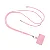 Kit Capa Silicon Veloz para  Samsung Galaxy M14 +  Cordão Phone Strap Flex - Rosa - Gshield - Imagem 2