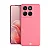 Kit Capa Silicon Veloz para  Motorola Moto Edge 60 +  Cordão Phone Strap Flex - Rosa - Gshield - Imagem 3
