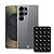 Kit Capa Crystal Slim para Samsung Galaxy S25 Ultra +  Ventosa - Preta - Gshield - Imagem 1