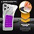 Kit Capa Crystal Slim para Iphone 15 Pro +  Ventosa - Lilás - Gshield - Imagem 5