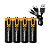 Pilha Recarregável AA / AAA Turbo PowerFast - 4 Unidades - Alta Capacidade, Até 1200 Recargas, Ideal para Controles e Eletrônicos - Gshield - Imagem 2