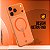 Capa para iPhone 17 Pro Max - Crystal Slim Magsafe - NÃO AMARELA - Laranja - Gshield - Imagem 5