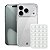 Kit Capa Crystal Slim para iPhone 17 Pro + Ventosa - Branca - Gshield - Imagem 1