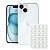 Kit Capa Crystal Slim para iPhone 15 +  Ventosa - Branca - Gshield - Imagem 1