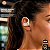 Fone Auricular Open-Ear Clip Earbuds Bluetooth 5.4 Sem fio com Alcance até 10 metros + Case Compacta com Alça - Branco - AOC - Imagem 7