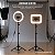 Ring Light LED Quadrada Portátil Multifuncional com 3 Suportes Universais para Sapata, 240 LEDs, Suporte Integrado para Celular e Cor Ajustável 2500k e 8500k - Victus - Gshield - Imagem 4