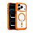 Capa para iPhone 17 Pro - Magsafe Wave Transparente - Laranja - Gshield - Imagem 1