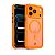 Capa para iPhone 17 Pro Max - Magsafe Wave Transparente - Laranja - Gshield - Imagem 1