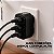 Adaptador com 3 Tomadas Bivolt 127/220V até 10A, Padrão Brasileiro NBR 14136 - Dual Shock - Gshield - Imagem 4