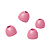 Protetor Auditivo Reutilizável para Redução de Ruído em Silicone com 3 Tamanhos de Ponteiras - Rosa - Earplugs Shieeld Spirit - Gshield - Imagem 2