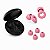 Tampão de Ouvido para Proteção Auricular Reutilizável em Silicone com 3 Tamanhos de Ponteiras - Rosa - Earplugs Shieeld Spirit - Gshield - Imagem 1