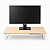 Suporte de Mesa Resistente Stand Desk Armor com Gaveta Integrada para Monitor até 32" Suporta 25kg - Madeira - Gshield - Imagem 1