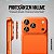 Protetor de Lente para iPhone 17 Pro - Survivor - Laranja com molde aplicador - Gshield - Imagem 2