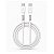 Cabo Dual Armor Tipo C/ Tipo C 1M com Carregamento Rápido 65W Revestido em Nylon Balístico - Branco - Gshield - Imagem 1