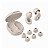 Tampão de Ouvido Earplugs Shield Calm para Proteção Auricular com Tubo de Filtro Acústico e Redução de Ruído - Bege / Preto - Gshield - Imagem 3