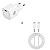 Kit Carregador de Parede Universal 20W + Cabo Dual Armor 1M Tipo C / Tipo C 65W - Gshield - Imagem 1