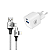 Kit Carregamento Rápido GaN 20W com Cabo 4 em 1 65W USB-C Lightning - Gshield - Imagem 1
