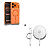 Kit Carregador Wireless Magsafe 15W + Capa Crystal Slim Magsafe Laranja para iPhone 17 Pro Max - Gshield - Imagem 1