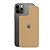 Película para iPhone 12 Pro - Traseira Efeito Couro Bege - Gshield - Imagem 1