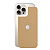 Película para iPhone 16 Pro - Traseira Efeito Couro Bege - Gshield - Imagem 1