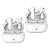 Dia dos Pais - Headphone Bluetooth Orbit Max / Earbuds Bluetooth Orbit Branco - 2 unidades pelo preço de 1 - SPACE - Imagem 2