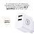 Kit Carregador de Parede Flex USB-A 12W + Cabo Nylon Kevlar Micro USB V8 / USB-A 1,5M - Branco - Gshield - Imagem 6