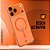 Capa para iPhone 18 Pro - Crystal Slim Magsafe - NÃO AMARELA - Laranja - Gshield - Imagem 2
