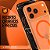 Capa para iPhone 18 Pro - Crystal Slim Magsafe - NÃO AMARELA - Laranja - Gshield - Imagem 5