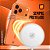 Capa para iPhone 18 Pro - Crystal Slim Magsafe - NÃO AMARELA - Laranja - Gshield - Imagem 4