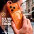 Capa para iPhone 18 Pro Max - Magsafe Wave Transparente - Laranja - Gshield - Imagem 5