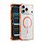 Capa para iPhone 18 Pro - Crystal Edge Magsafe - Laranja - NÃO AMARELA - Gshield - Imagem 1