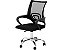 Cadeira Escritorio Giratoria Wave Encosto Em Tela preta/preta - Imagem 8