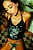 Ed Hardy - Blusa frente única Preto "Blue Hearts" - Imagem 2