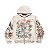 Blusa - Moletom Zip Up Off White "Fortal" Ed Hardy x Matuê - Imagem 1
