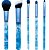 Moda Blue Smoke Show Full Face 5pc Makeup Brush Set - Imagem 1