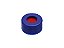 TAMPA PARA VIAL 1,5ML ROSCA 9MM COM SEPTO SILICONE/TEFLON CAIXA COM 100UN - Imagem 1