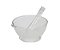 GRAL COM PISTILO DE VIDRO 150ML DIAMETRO 90MM - Imagem 1