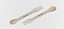 COLHER DE PORCELANA COM ESPATULA 145MM PERFECTA CX/10UN - Imagem 1