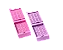 CASSETE PARA INCLUSÃO HISTOLÓGICA 45° ROXO COM TAMPA REMOVIVEL - Imagem 1