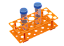 ESTANTE LARANJA PARA 10 TUBOS DE 50ML E 18 TUBOS DE 15ML TIPO FALCON - Imagem 1